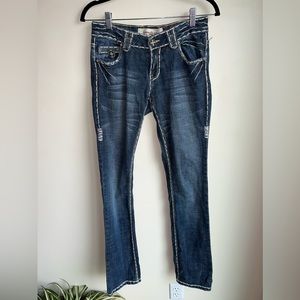 Laguna Beach Woman Distressed Jeans Pants 28